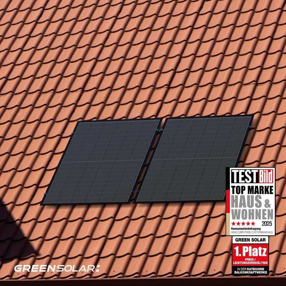 Ziegeldach 900/800 black bifazial