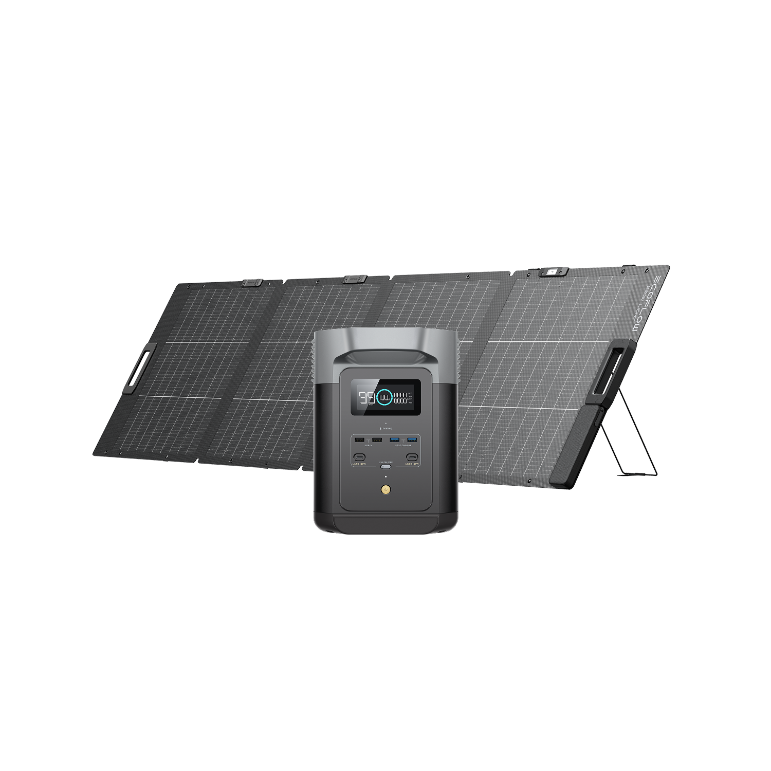 Solargenerator-Set (DELTA 2 + Solarpanel)